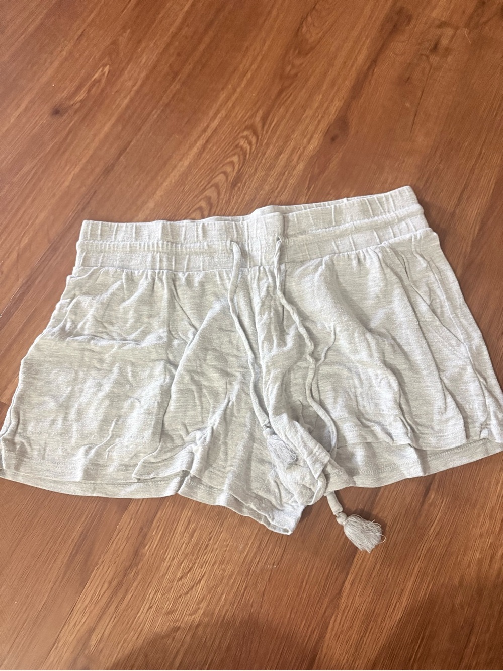 Light Gray Women's Tie-Waist Lounge Shorts - Soft Sleepwear